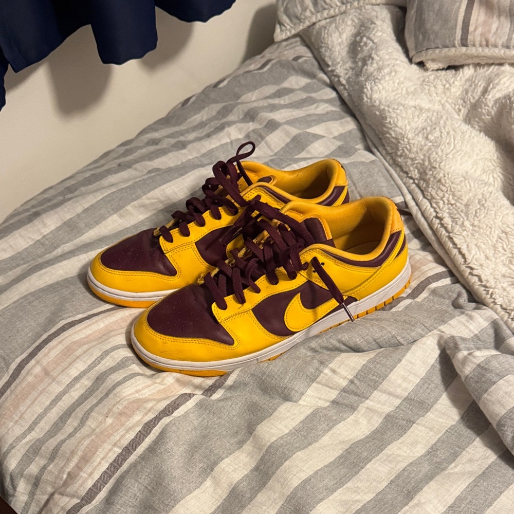 Nike Men's Sneakers in Yellow and Purple